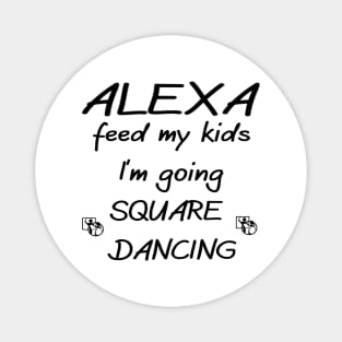 Alexa SQD BLK Magnet